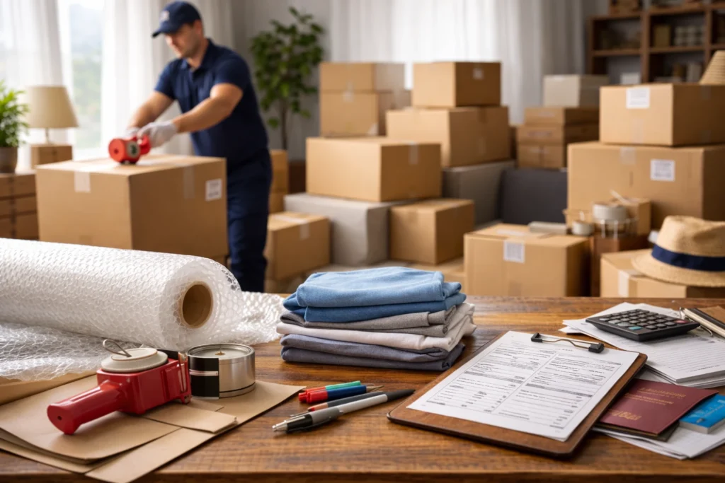 Pre-Shipment Preparation and Packing